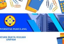 Rincian Biaya Kuliah Universitas Pamulang UNPAM Reguler C Teknik